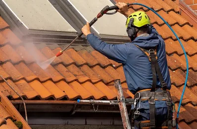 Démoussage et hydrofuge de toiture à Brou